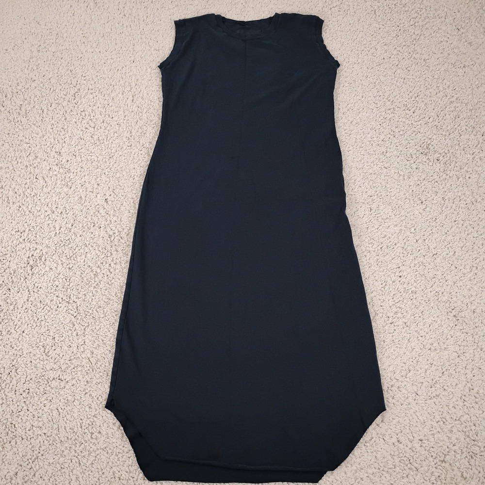 Frank & Eileen Dress Womens Large Black Cory Muscle Tee Lab Maxi Raw Sleeveless